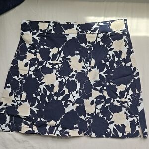 Navy And Tan Skort Xl